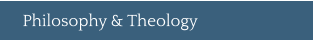 Philosophy & Theology